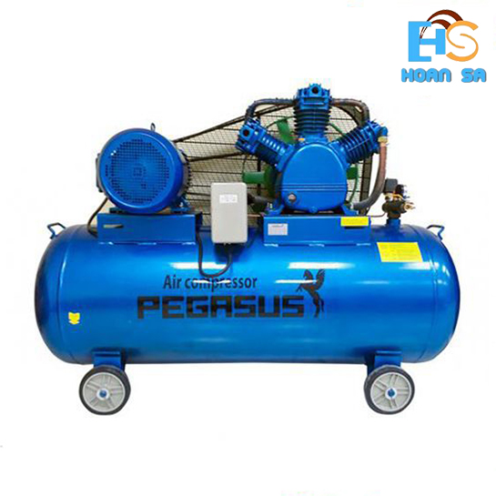Máy nén khí Pegasus 7.5HP 330 lít cấp khí cho súng bắn ốc