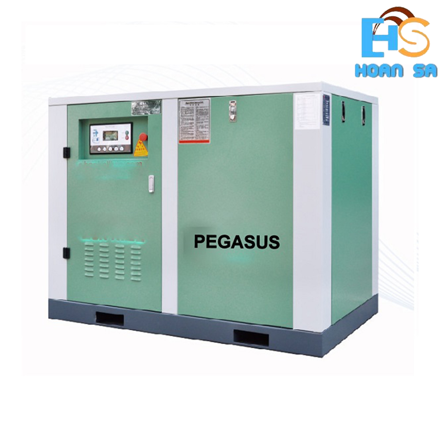 Máy nén khí trục vít Pegasus TMPM15A 11kW 1,58 m3/phút cho gara 5 khoang